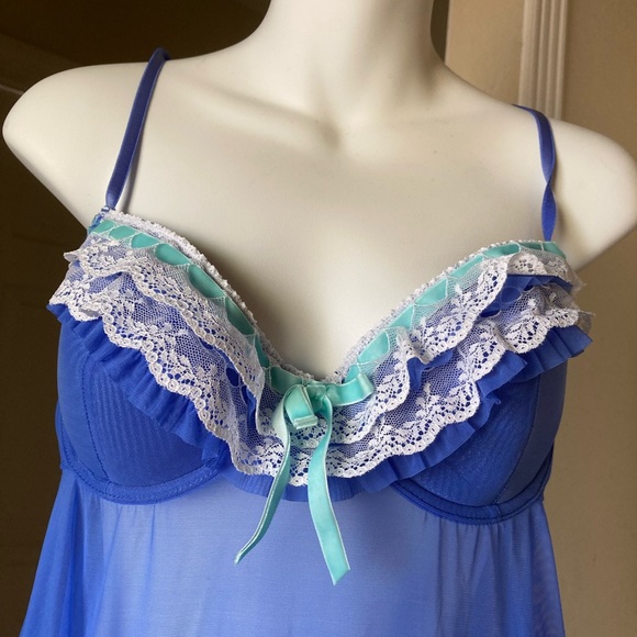 Cassandra intimate baby doll sheer night gown - Picture 5 of 5